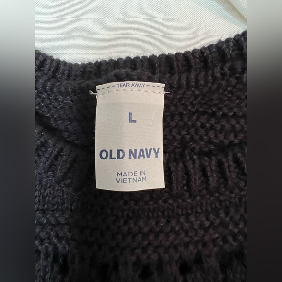 NWT Old Navy Black Crochet Tank Top - Picture 4 of 6